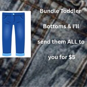 Blue Denim Kids Bottoms